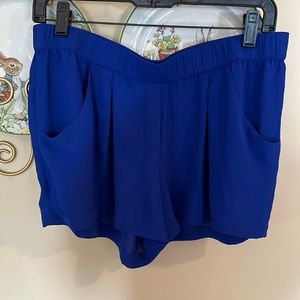 Royal blue BCBG MAXAZRIA summer shorts